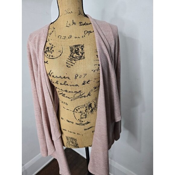 Torrid Super Soft Plush Light Pink Open Front Cardigan - Picture 10 of 10